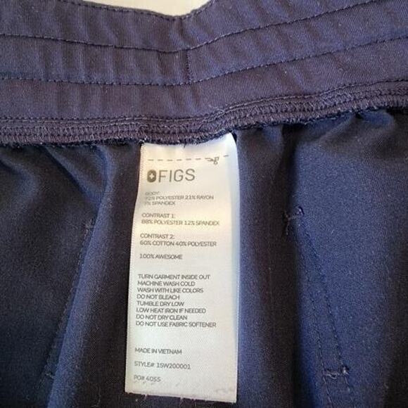 FIGS Womens Plus 3XLP NavyTechnical Collection Zamora Jogger Scrub Pants - Picture 5 of 7